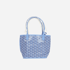 Goyard Goyardine Canvas Iris Anjou Mini Bag Palladium Hardware