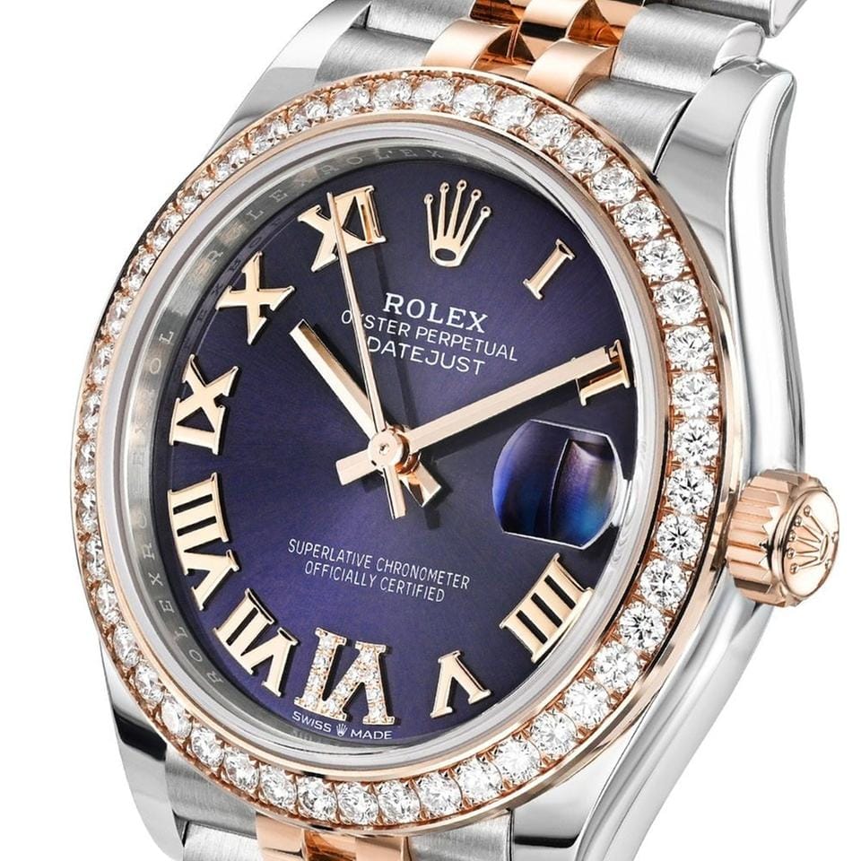 Rolex | Datejust | 278381RBR | Steel | 31 mm | Gold/Steel | Purple | Automatic