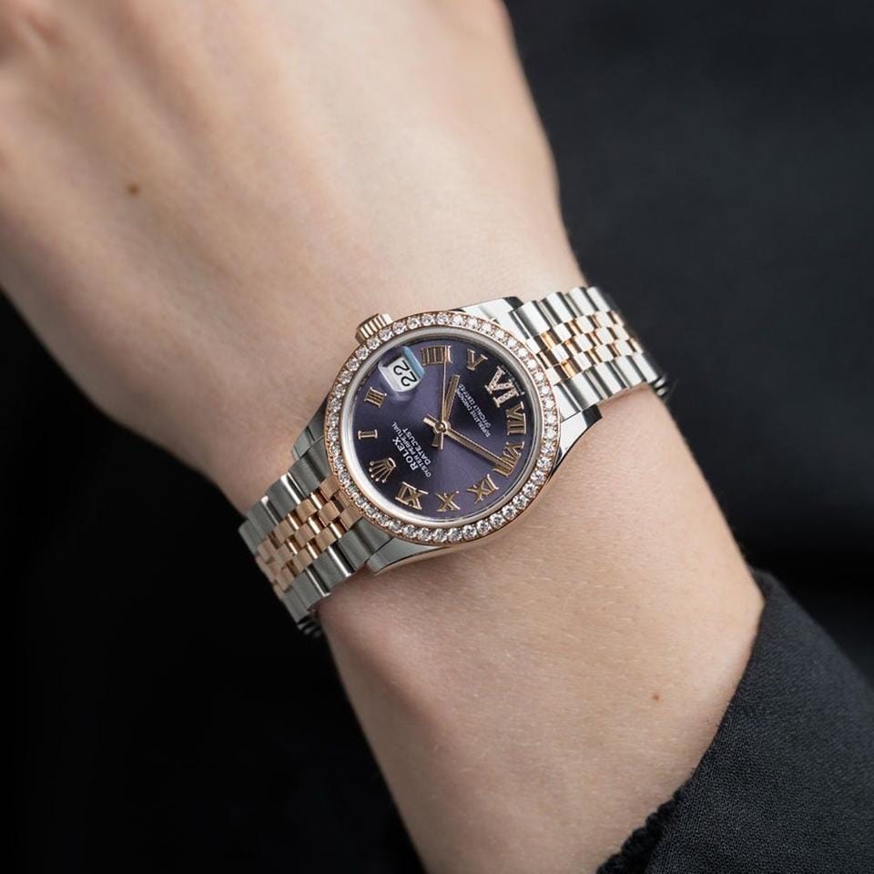 Rolex | Datejust | 278381RBR | Steel | 31 mm | Gold/Steel | Purple | Automatic