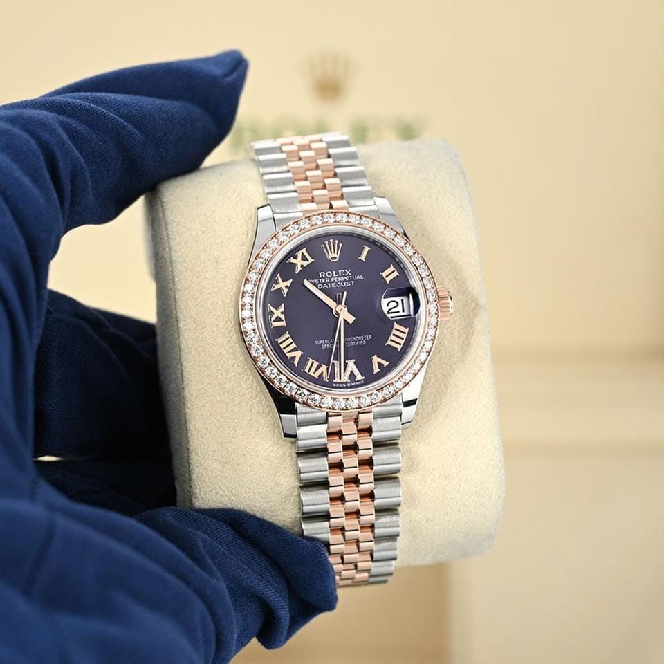 Rolex | Datejust | 278381RBR | Steel | 31 mm | Gold/Steel | Purple | Automatic