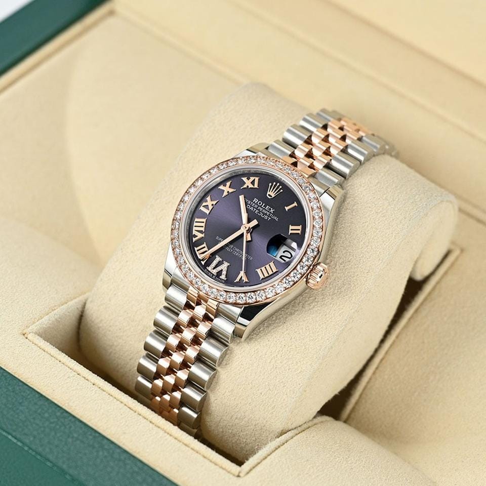 Rolex | Datejust | 278381RBR | Steel | 31 mm | Gold/Steel | Purple | Automatic