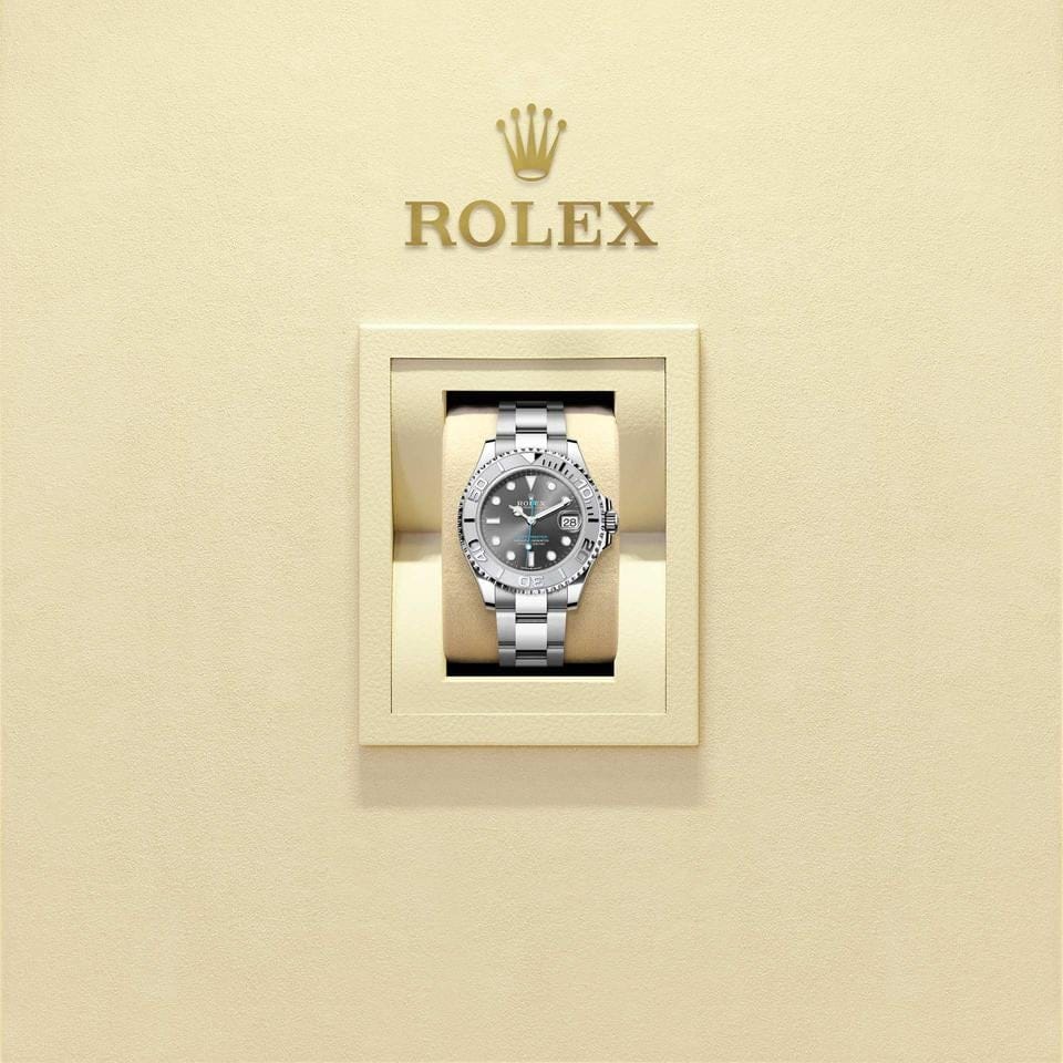 Rolex | Yacht-Master | 268622-0002 | Platinum | 37 mm | Grey | Automatic