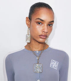 Runway Swirl Drop Earrings