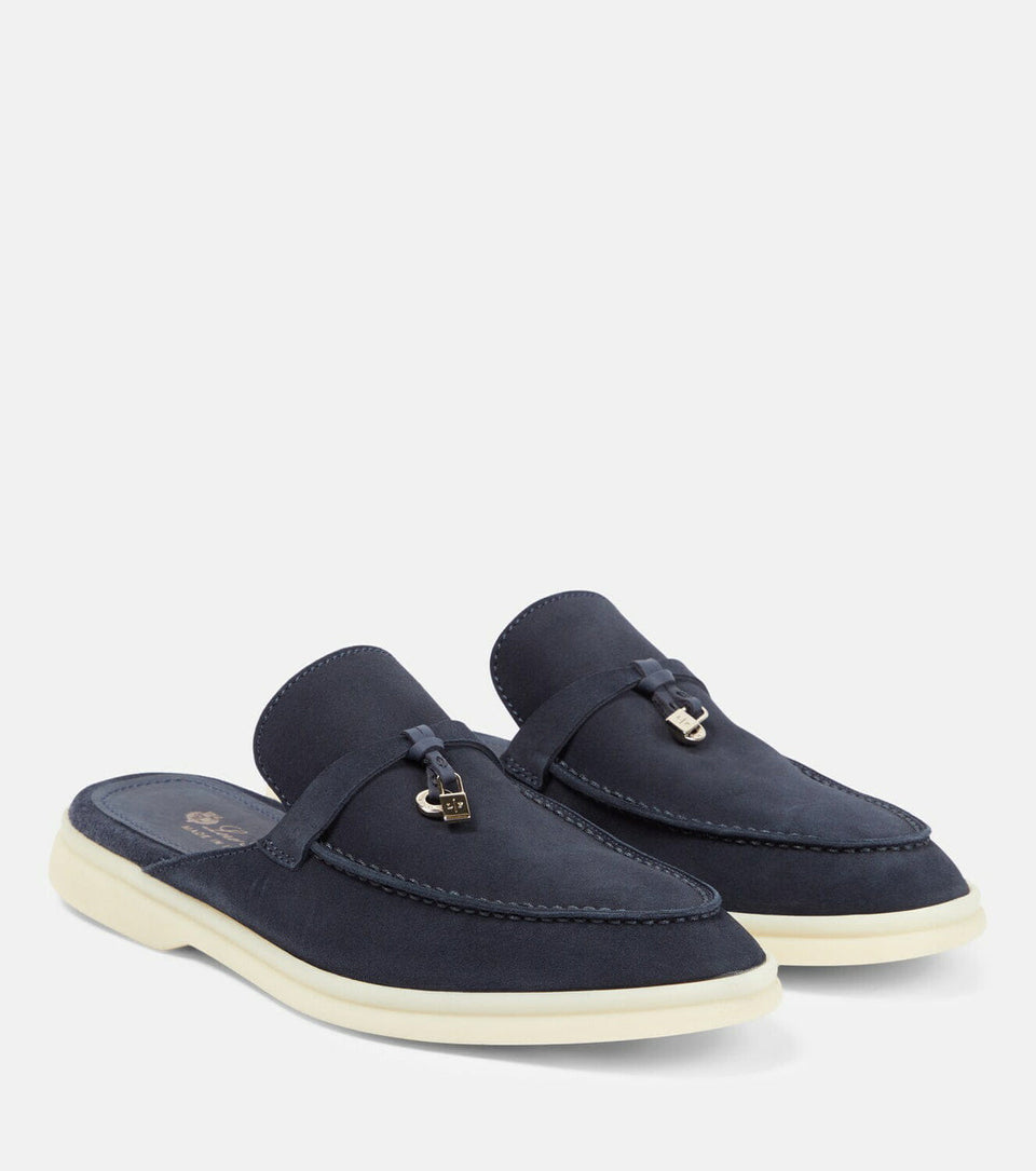 Babouche Charms Walk suede slippers