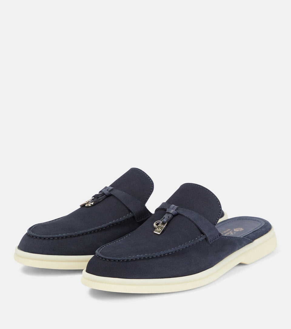Babouche Charms Walk suede slippers