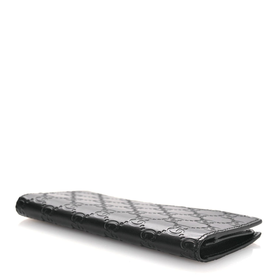 Guccissima Long Wallet Black
