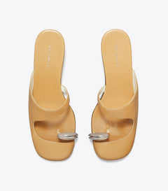 Pierced Mule Wedge