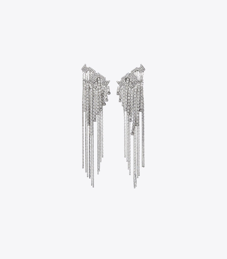 Runway Pavé Serif T Earrings