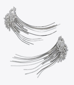 Runway Pavé Serif T Earrings