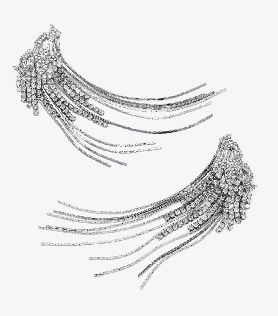 Runway Pavé Serif T Earrings