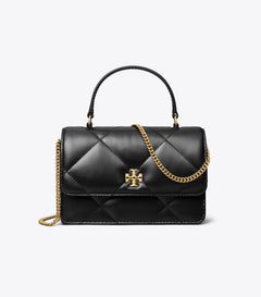Mini Kira Diamond Quilt Top-Handle Crossbody