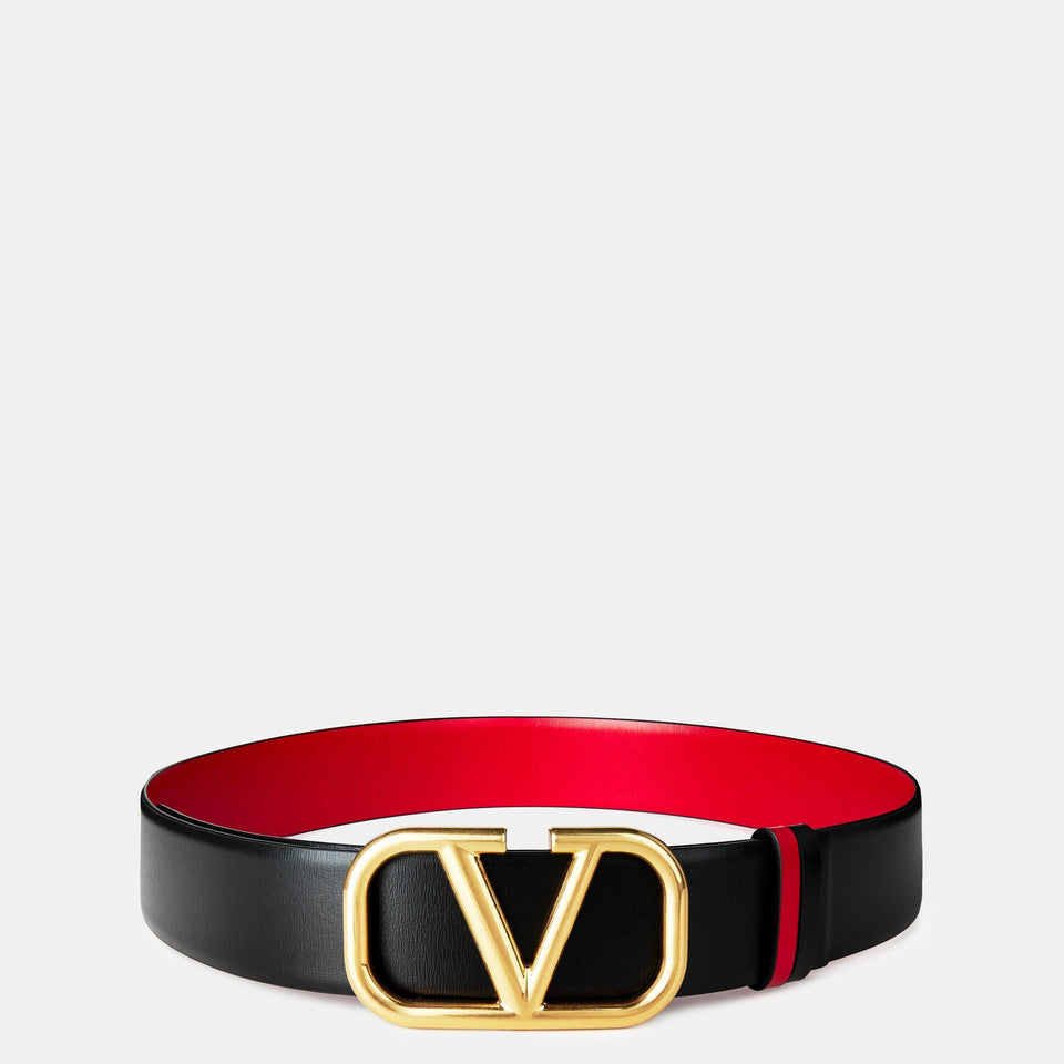 V Logo 4cm Reversible Belt