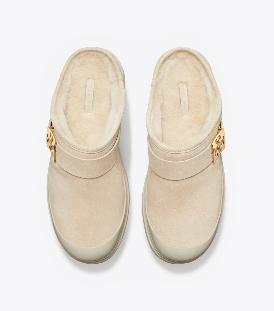 Mellow Shearling Platform Mule