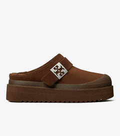 Mellow Shearling Platform Mule