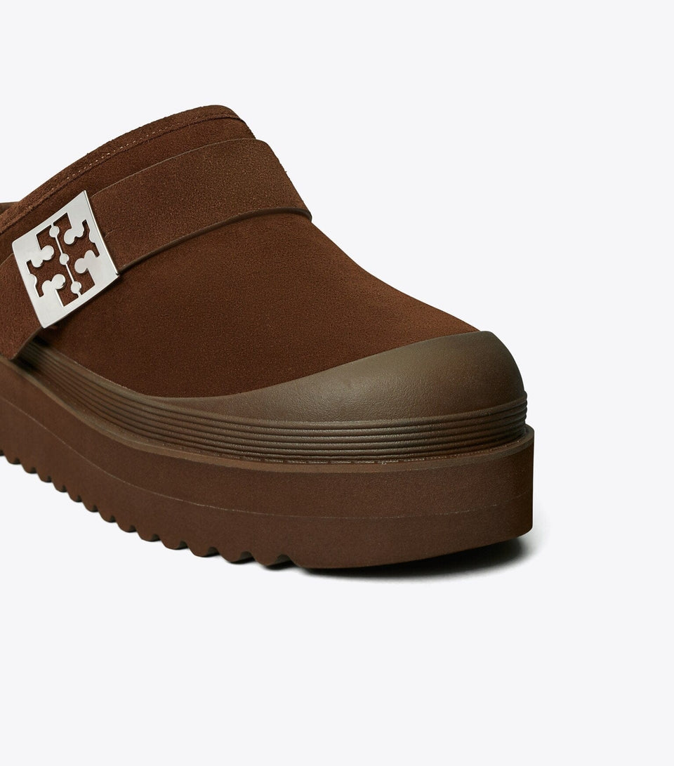 Mellow Shearling Platform Mule