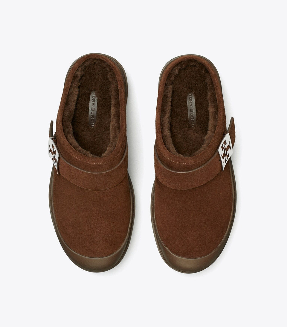 Mellow Shearling Platform Mule