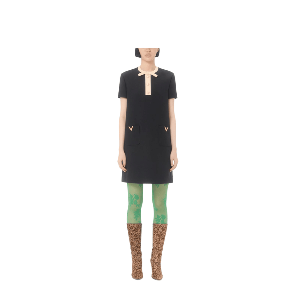 Wool And Silk Blend Dress