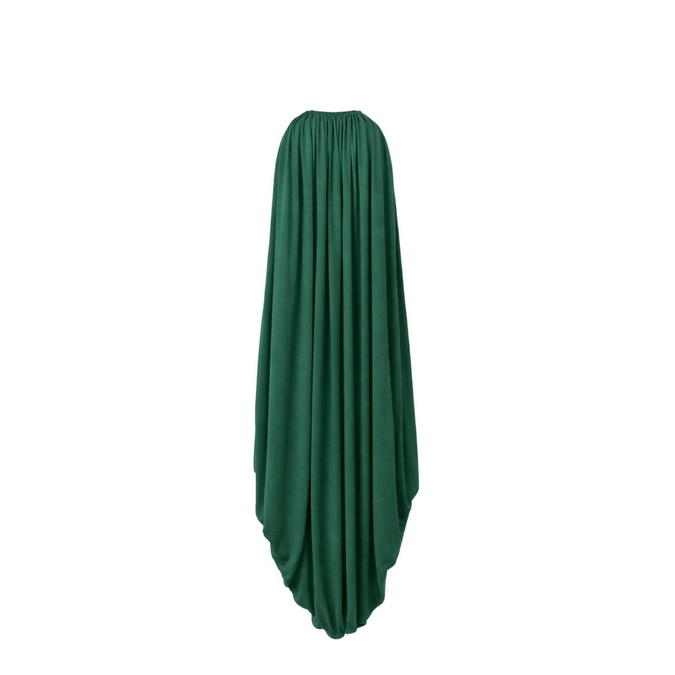 Silk Draped Dress