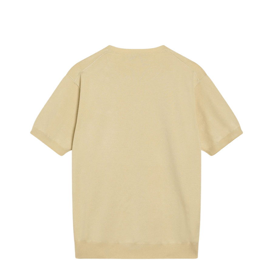 Cream-colored Silk-blend Sweater with Logo