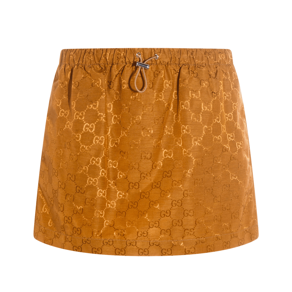 Miniskirt with GG Texture