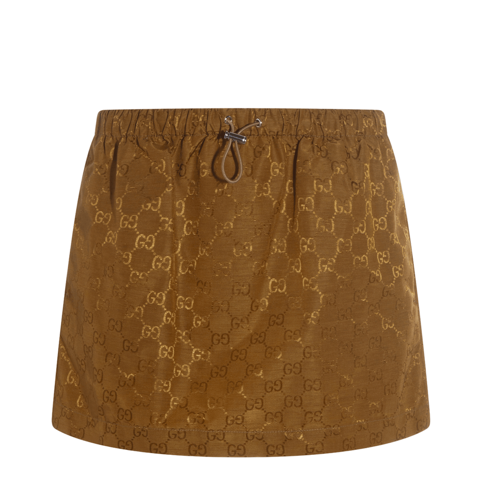 Miniskirt with GG Texture
