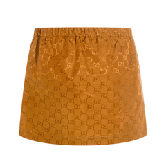 Miniskirt with GG Texture