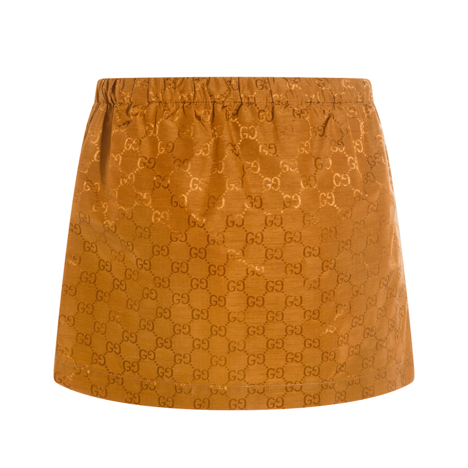 Miniskirt with GG Texture