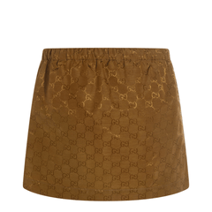 Miniskirt with GG Texture