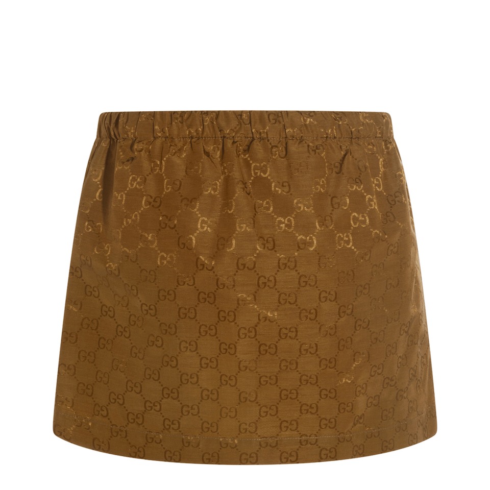Miniskirt with GG Texture