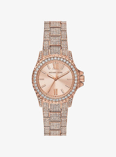 Michael Kors Mini Everest Pav Rose Gold-Tone Watch