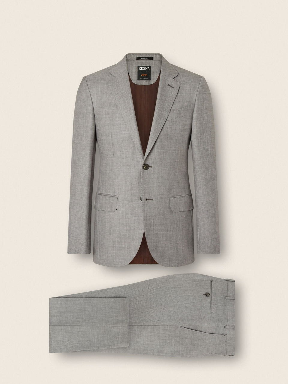 Zegna Grey Oasi Cashmere Suit