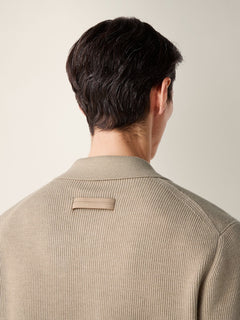 Zegna Light Taupe Vellus Aureum Polo Shirt