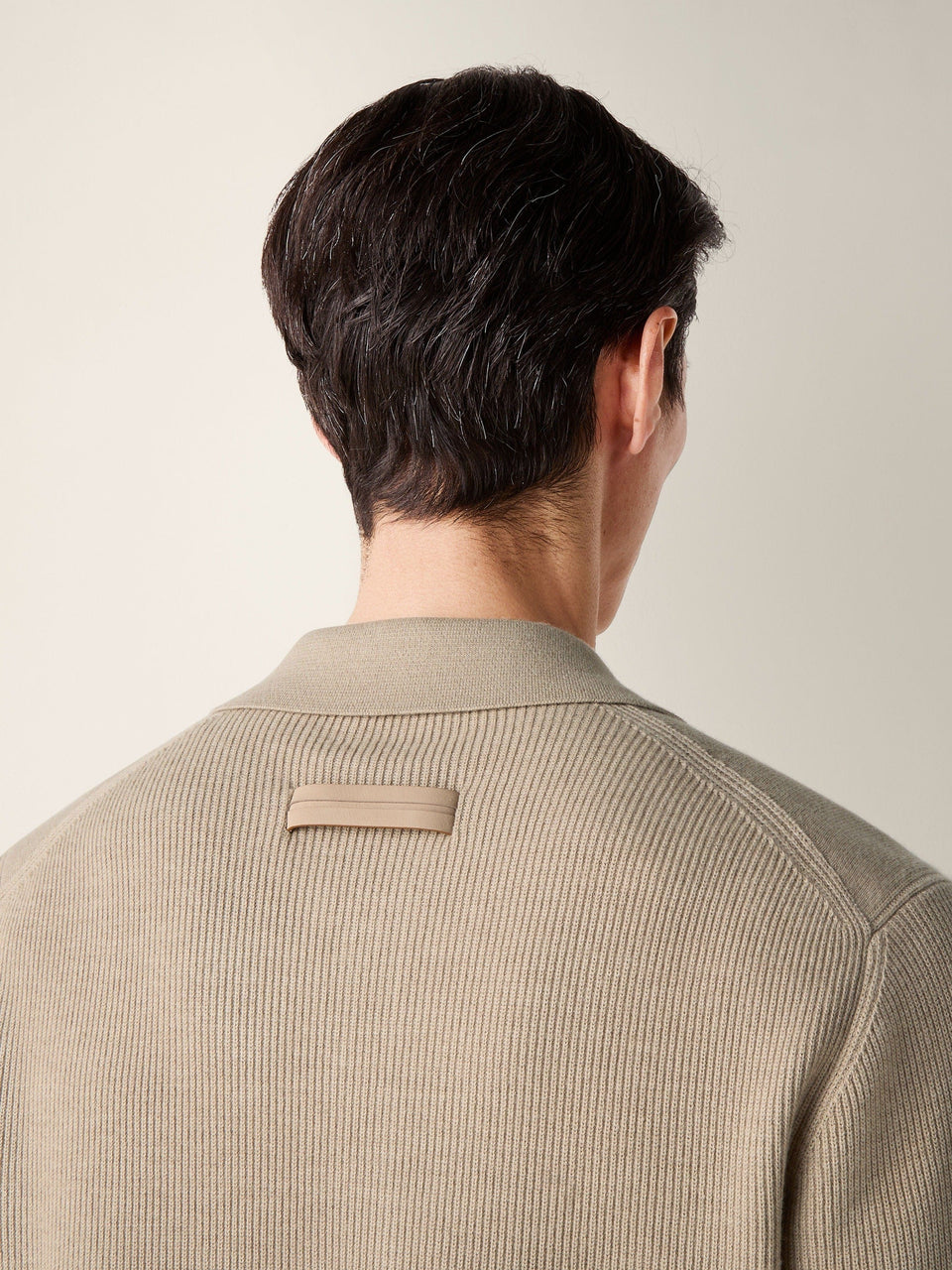 Zegna Light Taupe Vellus Aureum Polo Shirt