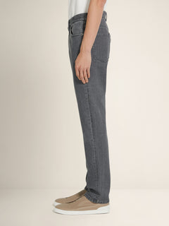 Zegna Grey Stone-Washed Stretch Cotton Roccia Jeans