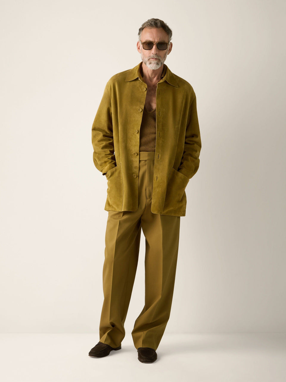 Zegna Suede Overshirt