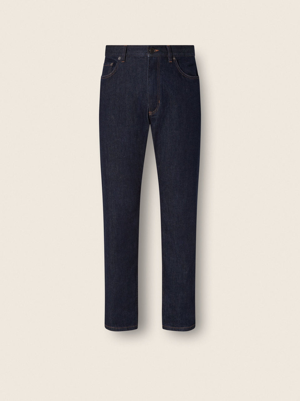Zegna Dark Blue Rinse-Washed Stretch Cotton Roccia Jeans