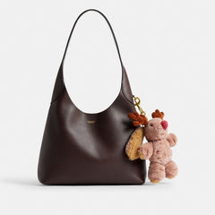 Teddy Bear Bag Charm In Shearling