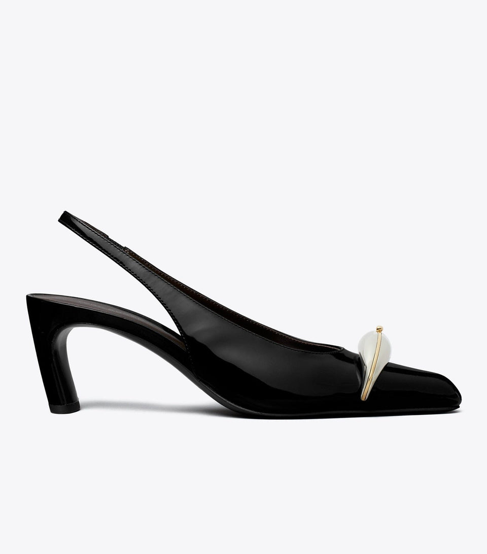 Pierced Slingback Heel
