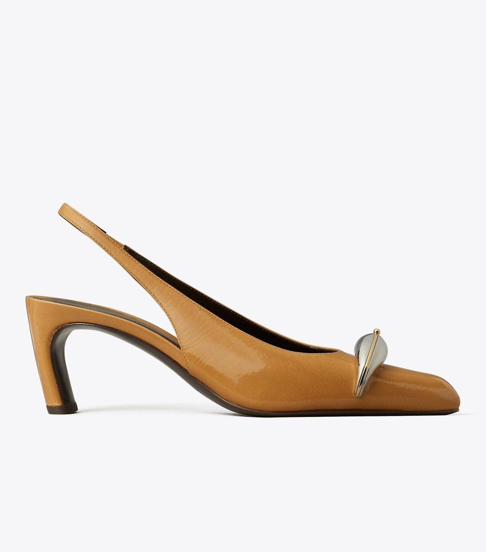 Pierced Slingback Heel