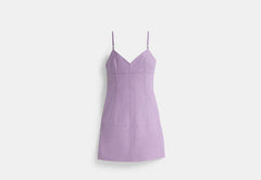 Restored Short Leather Dress