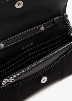Balenciaga Hourglass chain wallet