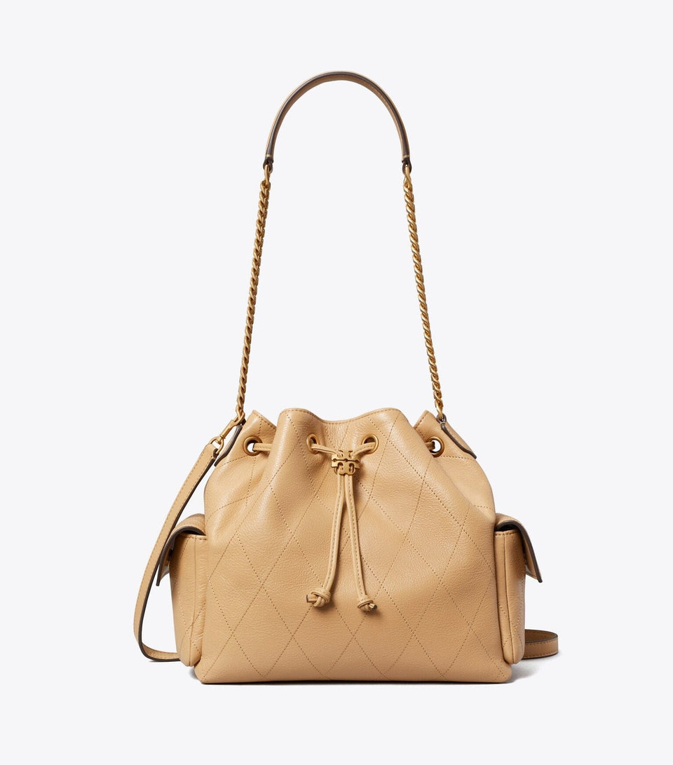 Charlie Quilted Drawstring Shoulder Bag