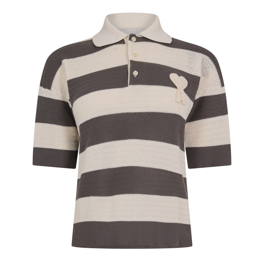 Ami Stripe Polo Ld61