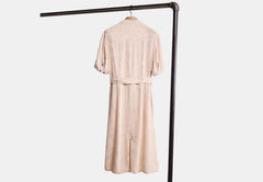 Restored Jacquard Snap Front Dress