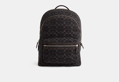 Restored Charter Backpack In Signature Denim
