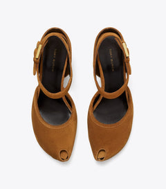 Peep-Toe Platform Sandal