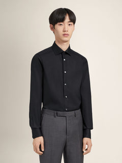 Zegna Black Trofeo Comfort Cotton Shirt