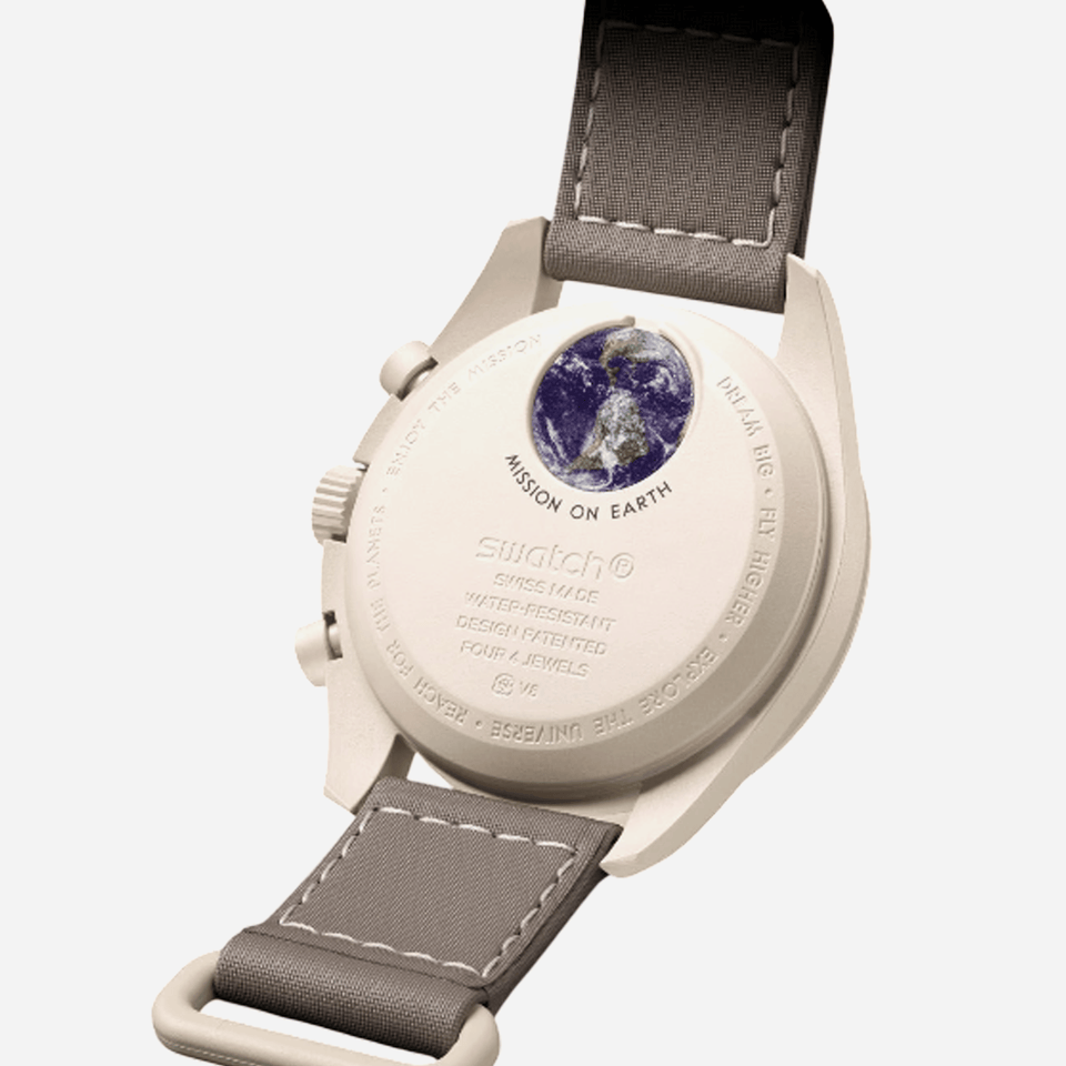 Swatch X Omega Bioceramic Moonswatch Mission To Earth - Desert