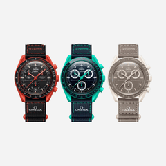 Swatch X Omega Bioceramic Moonswatch Mission To Earth Set Of 3