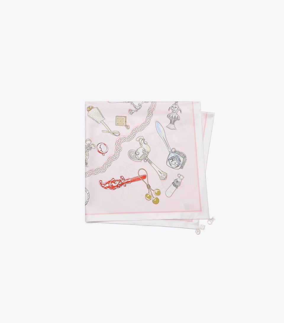 Rattles Silk Square Scarf